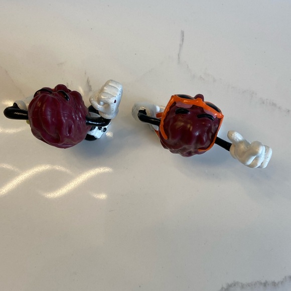 Vintage California Raisins Singer Dancer Figures 1987 Calrab PVC 3” Collectible - Picture 5 of 7